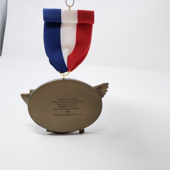 2000 Hallmark Together We Serve Handcrafted Keepsake Christmas Holiday Ornament - Picture 6 of 10